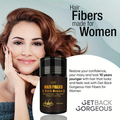 Hair Fibers Powder Instantly Conceals Hair Natural Long Lasting Results