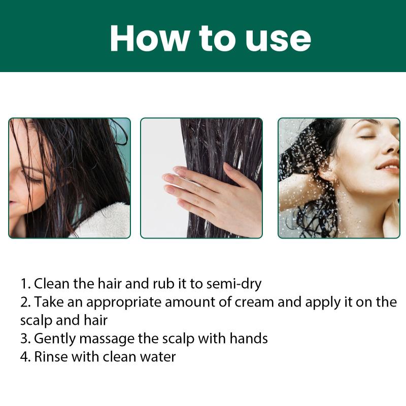 Ginger Essential Hair Dense Cream Daily Use Healthy Hair 30g