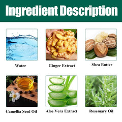 Ginger Essential Hair Dense Cream Daily Use Healthy Hair 30g