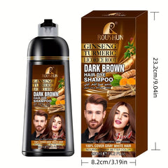 Brown Hair Shampoo For Gray Hair Instant Hair Dye Shampoo