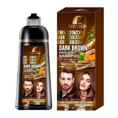 Brown Hair Shampoo For Gray Hair Instant Hair Dye Shampoo