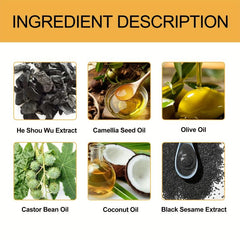 Polygonum Multiflorum & Sesame Hair Soap for Dense Hair