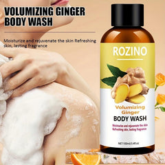 Ginger Essential Bath & Wash Set - Shampoo, Conditioner, Perfumed Bath Gel