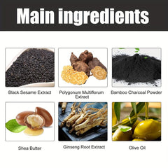 Gray Hair Darken Shampoo Bar Hair Cleaning Care Soap