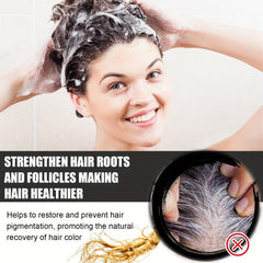 Gray Hair Darken Shampoo Bar Hair Cleaning Care Soap