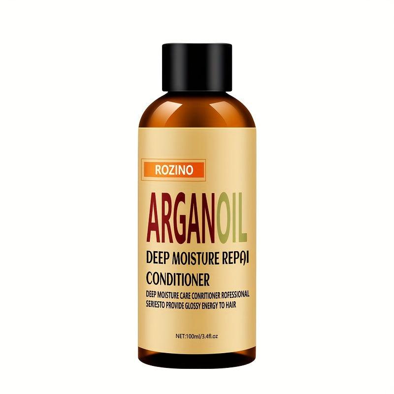 Moroccan Argan Bath & Lotion Set - Natural Essence Shampoo & Conditioner