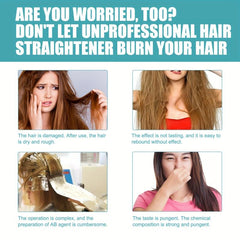 60ml Protein Hair Straightening Cream Frizz Split Protection