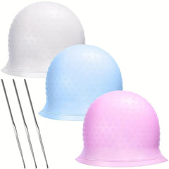 Highlighting Cap with Metal Hook for Salon or Home Hair Coloring