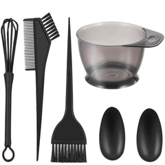 5pcs Professional Hair Dye Set Disposable Bowl Ear Cover Agitator Brush