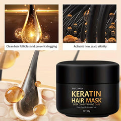 Keratin Hair Mask Deep Conditioning Softens Hair