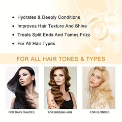 Keratin Hair Mask Deep Conditioning Softens Hair