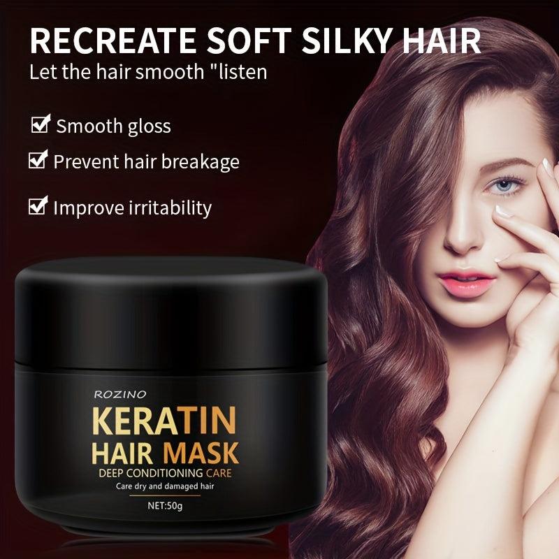 Keratin Hair Mask Deep Conditioning Softens Hair