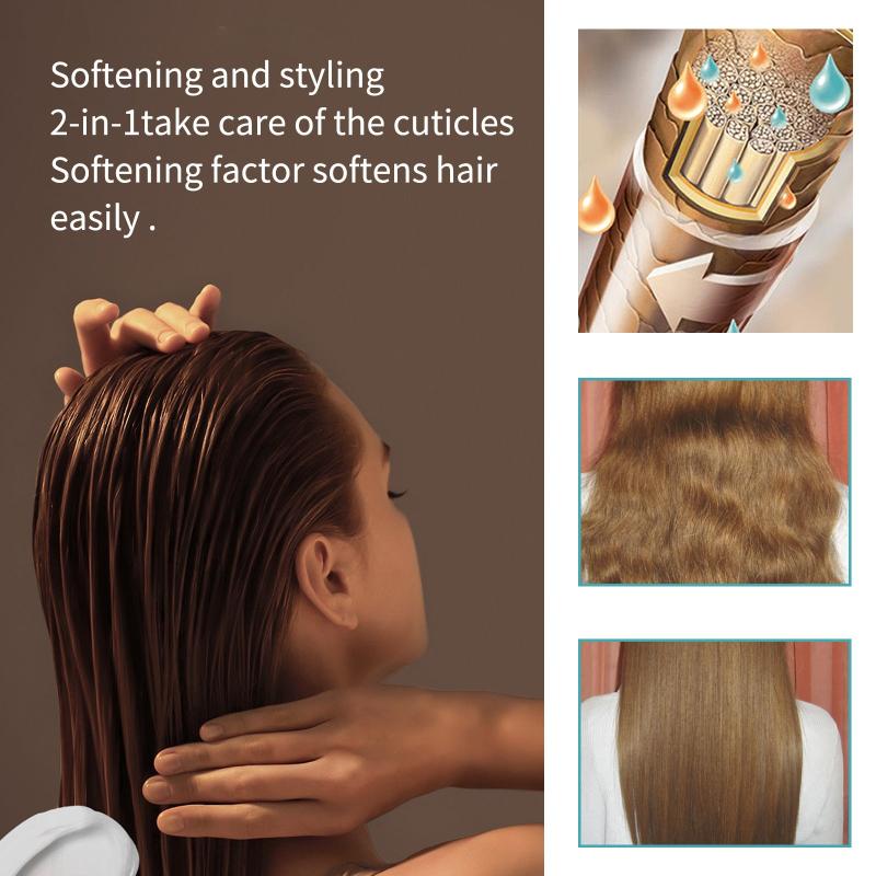 Hair Straightening Cream for Frizzy Hair Collagen Protein Hairs Repair
