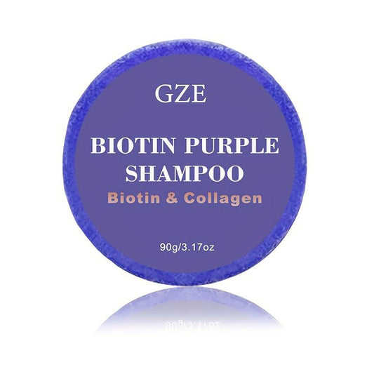 Biotin Purple Shampoo Soap Bar for Blonde Hair