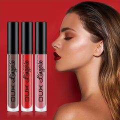 16-Color Matte Lipstick with Cup Long-Lasting Wear Easy Application