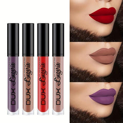 16-Color Matte Lipstick with Cup Long-Lasting Wear Easy Application