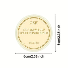 Rice Water Shampoo Bar & Solid Conditioner Set