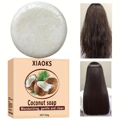 Coconut Shampoo Soap Deep Clean Scalp Control Moisturizing Refreshing