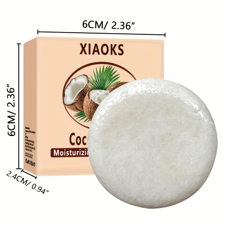 Coconut Shampoo Soap Deep Clean Scalp Control Moisturizing Refreshing