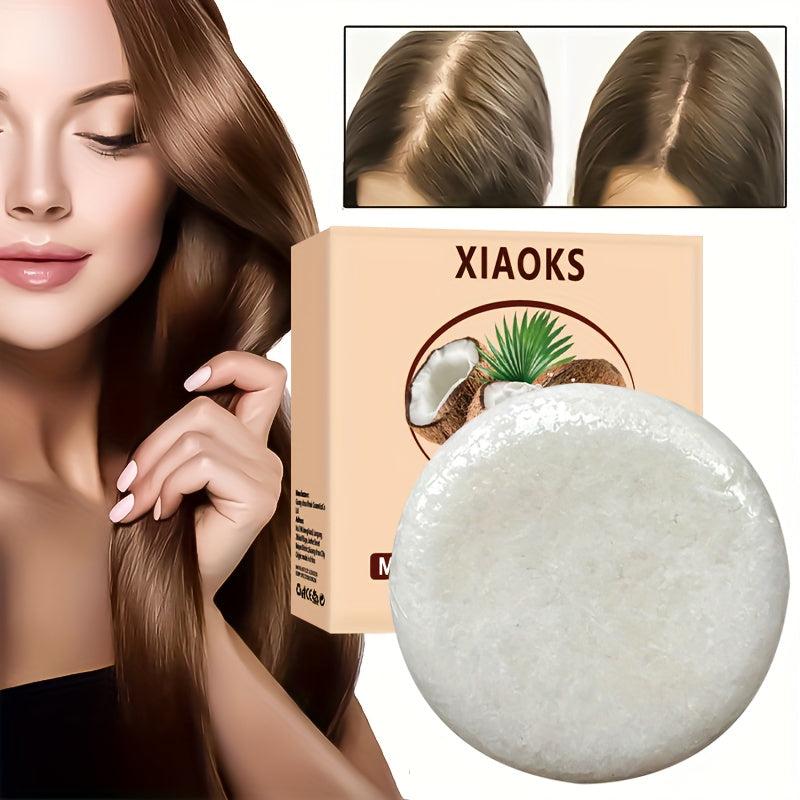 Coconut Shampoo Soap Deep Clean Scalp Control Moisturizing Refreshing