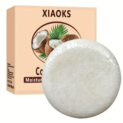 Coconut Shampoo Soap Deep Clean Scalp Control Moisturizing Refreshing