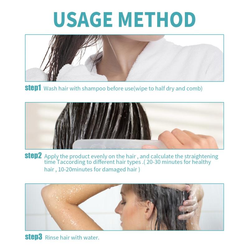 Hair Straightening Cream Softening Factor Repair Hair