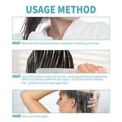 Hair Straightening Cream Softening Factor Repair Hair