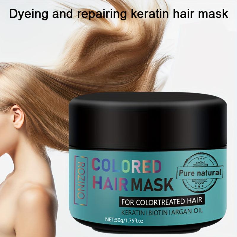 50g Keratin Repair Perm Smooth Hair Mask for Dyed Hair