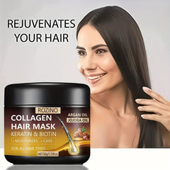 Collagen Hair Mask with Keratin & Biotin for All Hair Types