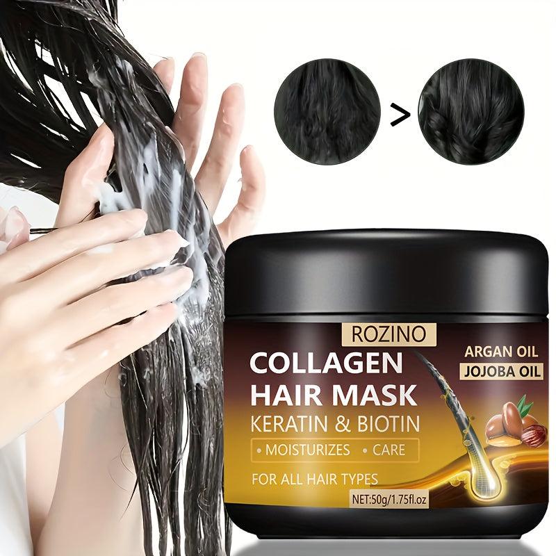 Collagen Hair Mask with Keratin & Biotin for All Hair Types