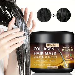 Collagen Hair Mask with Keratin & Biotin for All Hair Types