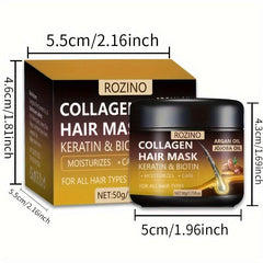 Collagen Hair Mask with Keratin & Biotin for All Hair Types