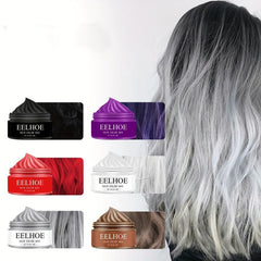 Disposable Coloring Hair Wax Hair Clay Styling Natural Fluffy Hair Wax