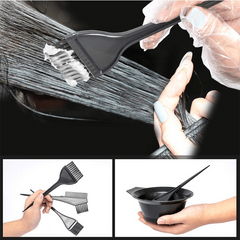 Professional Hair Dye Bowl Comb Brush Set Salon Hairdressing Tools