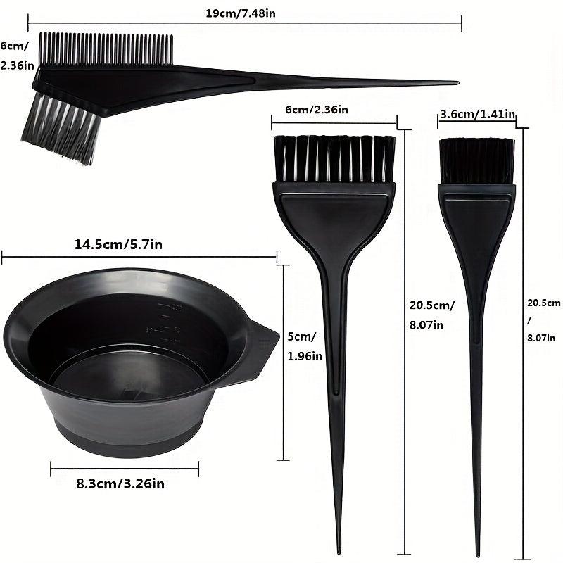 Professional Hair Dye Bowl Comb Brush Set Salon Hairdressing Tools