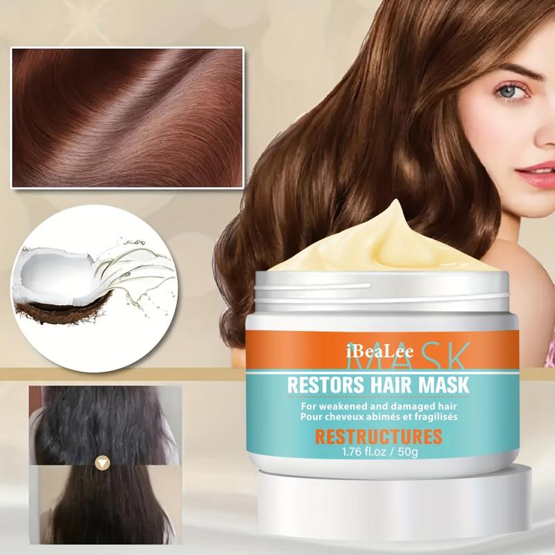 Coconut Hair Mask for dry damaged hair with Biotin and Deep Conditioning