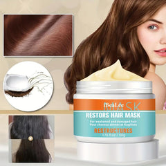Coconut Hair Mask for dry damaged hair with Biotin and Deep Conditioning