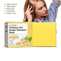 Natural Ginger Hair Shampoo Bar Gentle Cleanser For Dry Damaged Hair