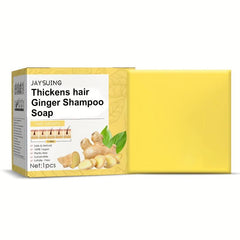 Natural Ginger Hair Shampoo Bar Gentle Cleanser For Dry Damaged Hair
