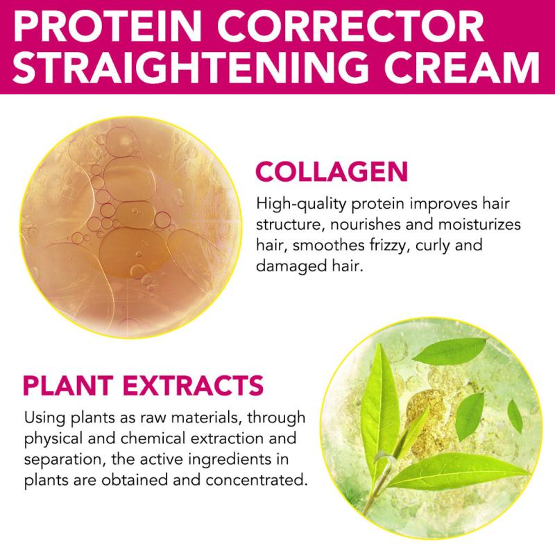 Protein Correction Straightening Cream for Smooth Hair Repair