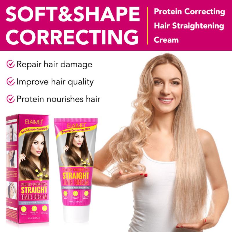 Protein Correction Straightening Cream for Smooth Hair Repair