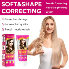 Protein Correction Straightening Cream for Smooth Hair Repair