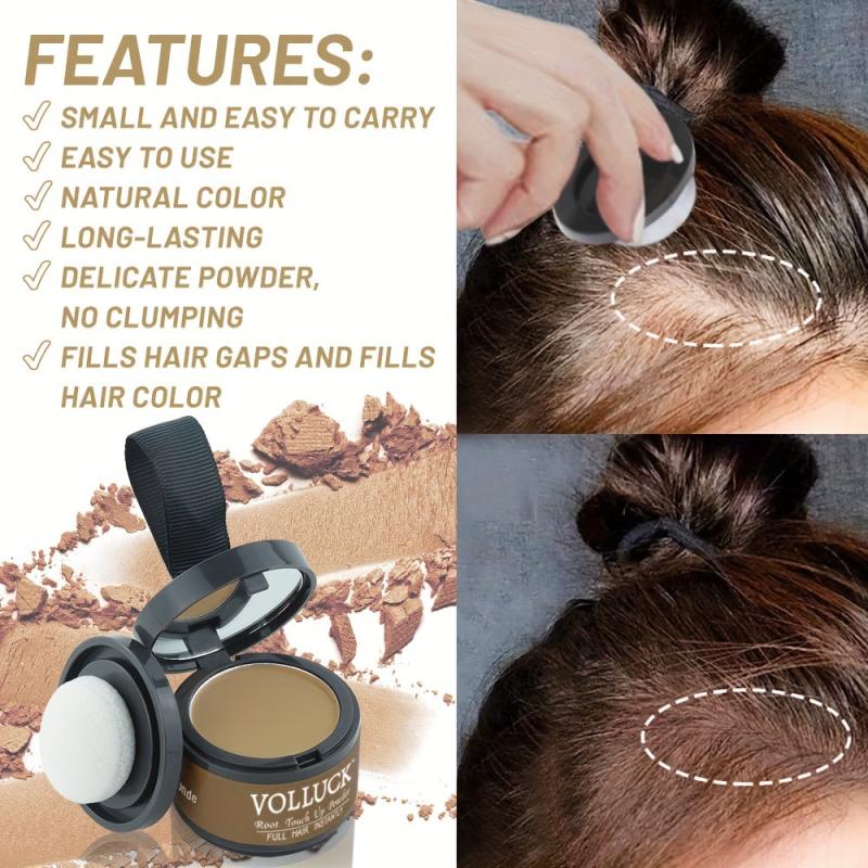 Root Touch Up Hair Powder for Dark Brown Hair
