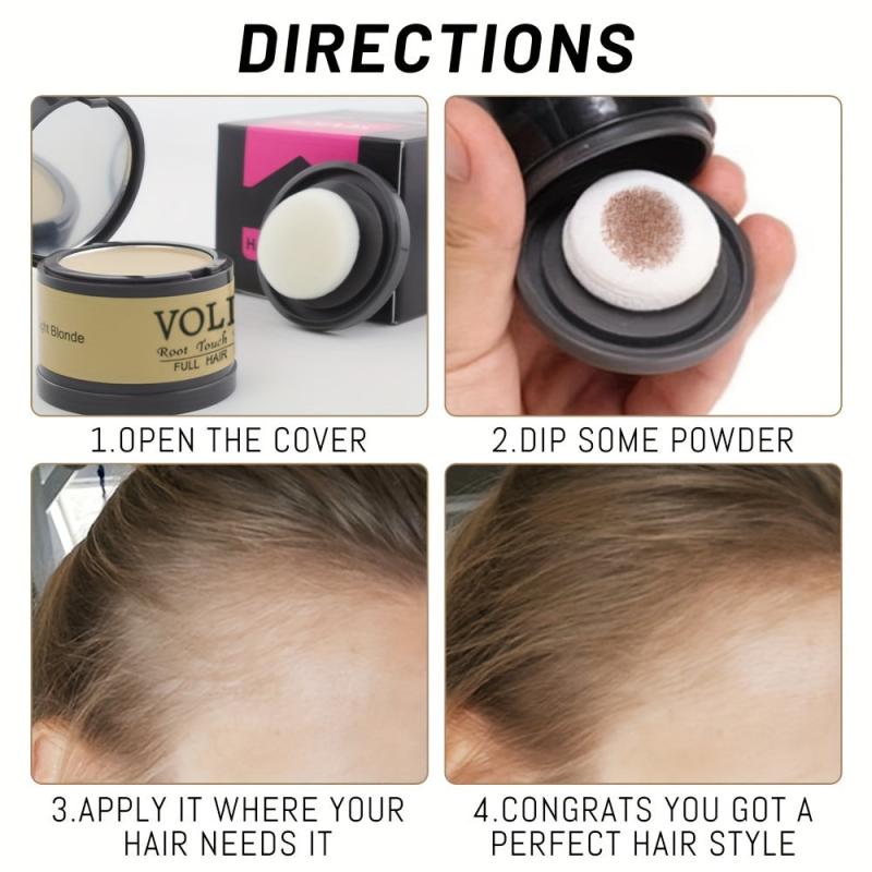 Root Touch Up Hair Powder for Dark Brown Hair