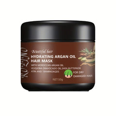 Argan Hydrating Hair Mask for Repairing Split Ends & Dry Hair