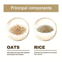 60g Oat Rice Shampoo Soap for Repairing Damaged Dry Hair