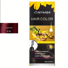 Natural Plant Hair Dye - Easy Use Hair Coloring for Women and Men