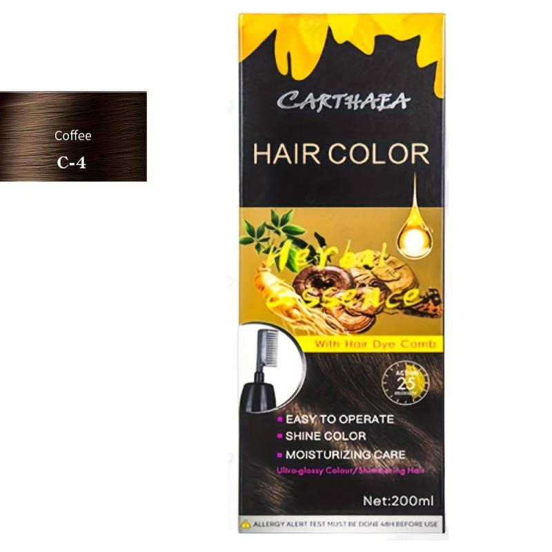 Natural Plant Hair Dye - Easy Use Hair Coloring for Women and Men