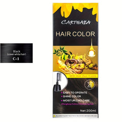 Natural Plant Hair Dye - Easy Use Hair Coloring for Women and Men