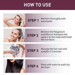 Polygonum Multiflorum Shampoo Bar for Darkening Hair